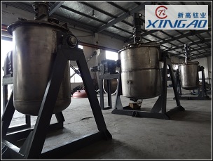 鈦翻轉(zhuǎn)反應(yīng)釜，制造好驗(yàn)收結(jié)束！