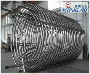 鈦盤管 制造好驗收結束！